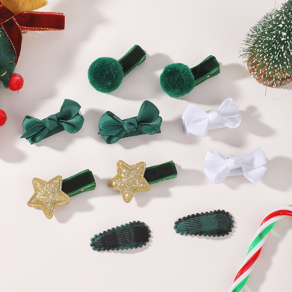 Holiday Kids Hair Pins 10Pcs C - огляд і ціна Christmas Throw Blanket