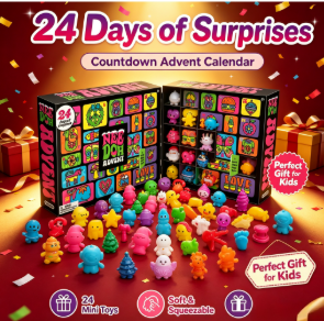 Needoh Advent Calendar 24 Days - огляд і ціна Advent Calendar Gift