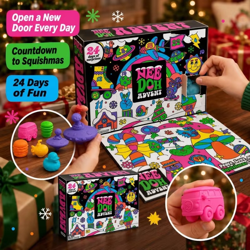 2026 New NeeDoh Christmas Adve - огляд і ціна Advent Calendar Gift