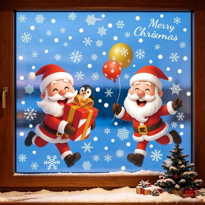 Christmas Static Window Sticke - огляд і ціна Snowflake Window Decal