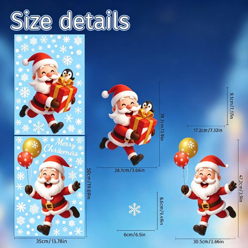 Christmas Static Window Sticke - огляд і ціна Snowflake Window Decal