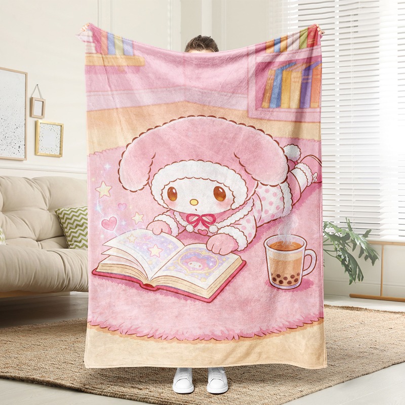 Sanrio Blanket Cozy Pink Flann - огляд і ціна Christmas Throw Blanket