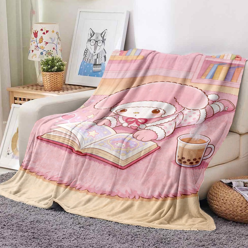 Sanrio Blanket Cozy Pink Flann - огляд і ціна Christmas Throw Blanket