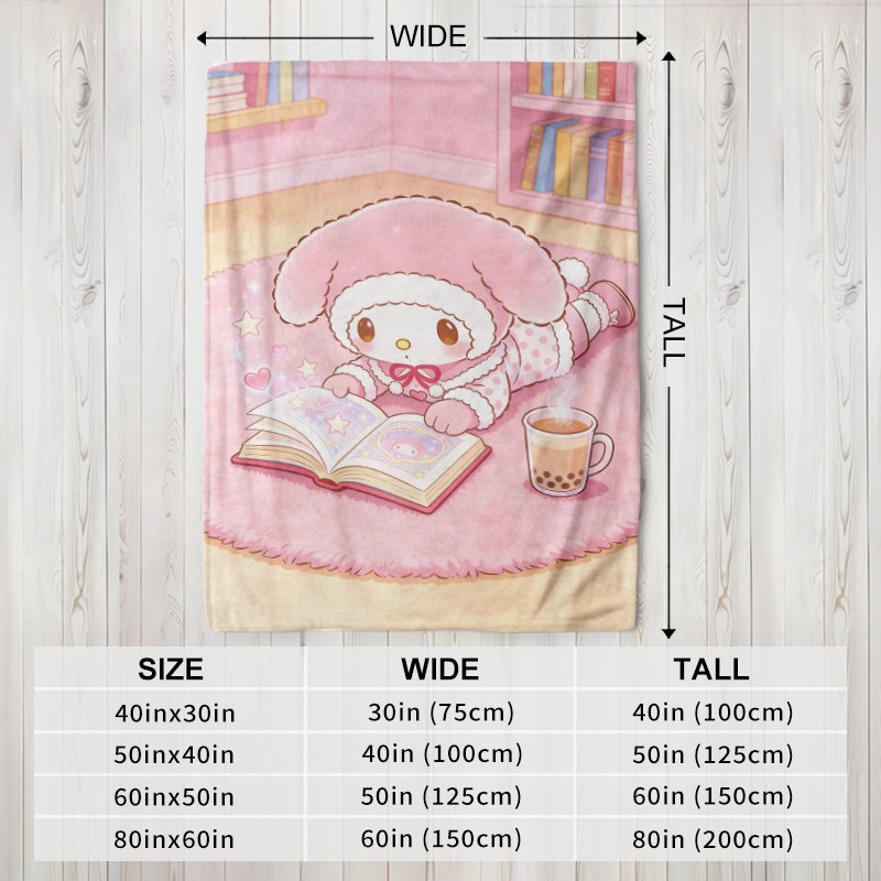 Sanrio Blanket Cozy Pink Flann - огляд і ціна Christmas Throw Blanket