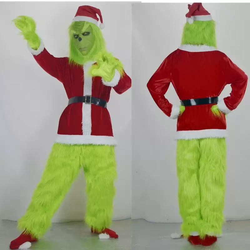 Merry Christmas Grinch Cosplay - огляд і ціна Santa Hat Plush