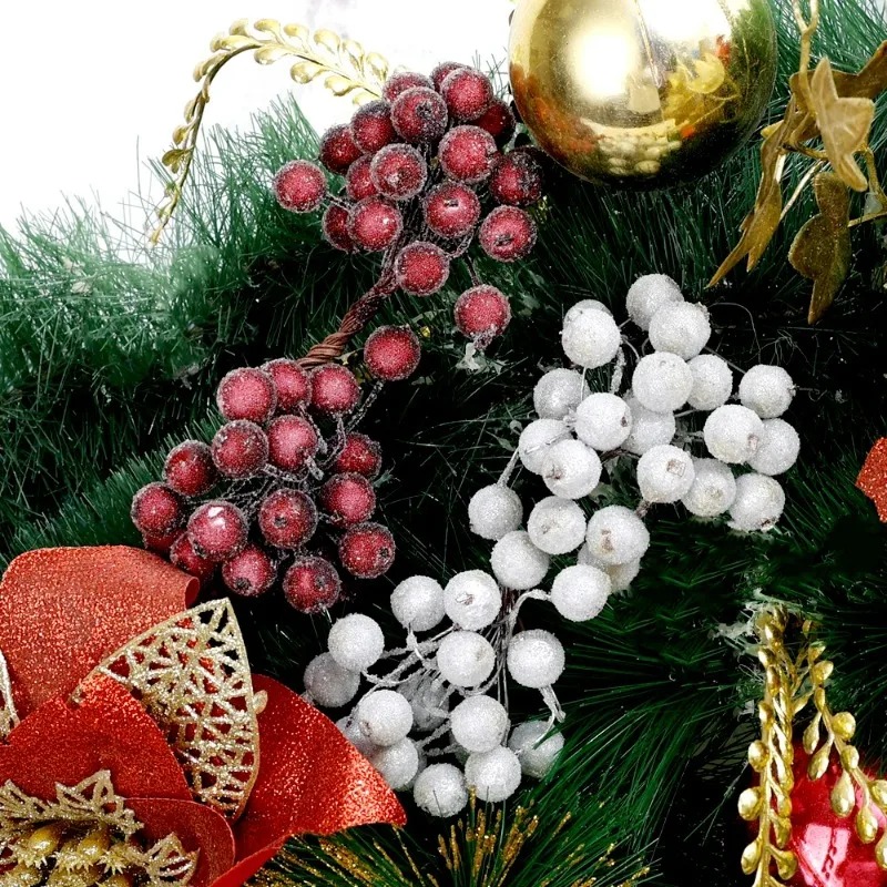 Christmas Frosted Artificial R - огляд і ціна Christmas Wreath Fake