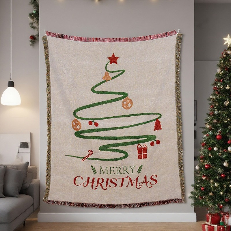 2026 New Christmas Tapestry Wa - огляд і ціна Christmas Throw Blanket