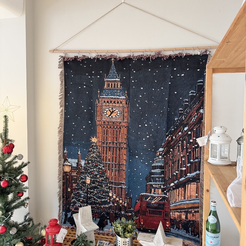 2026 New Christmas Tapestry Wa - огляд і ціна Christmas Throw Blanket