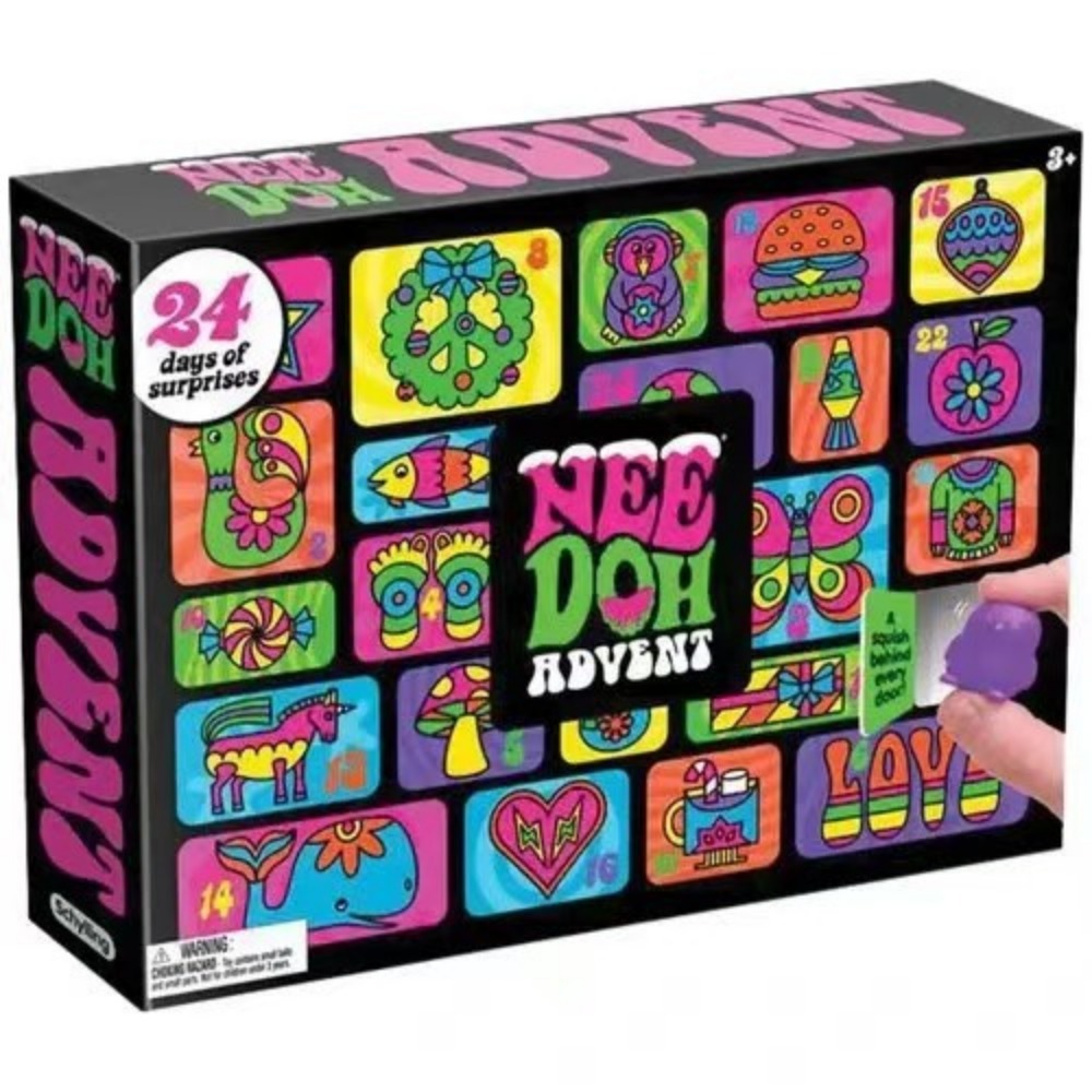 2027 NeeDoh Advent Calendar 3D - огляд і ціна Advent Calendar Gift