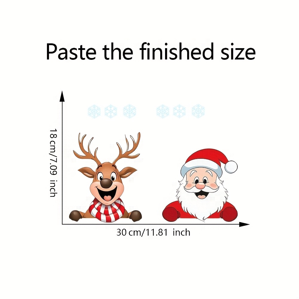 Christmas Window Stickers - Re - огляд і ціна Snowflake Window Decal