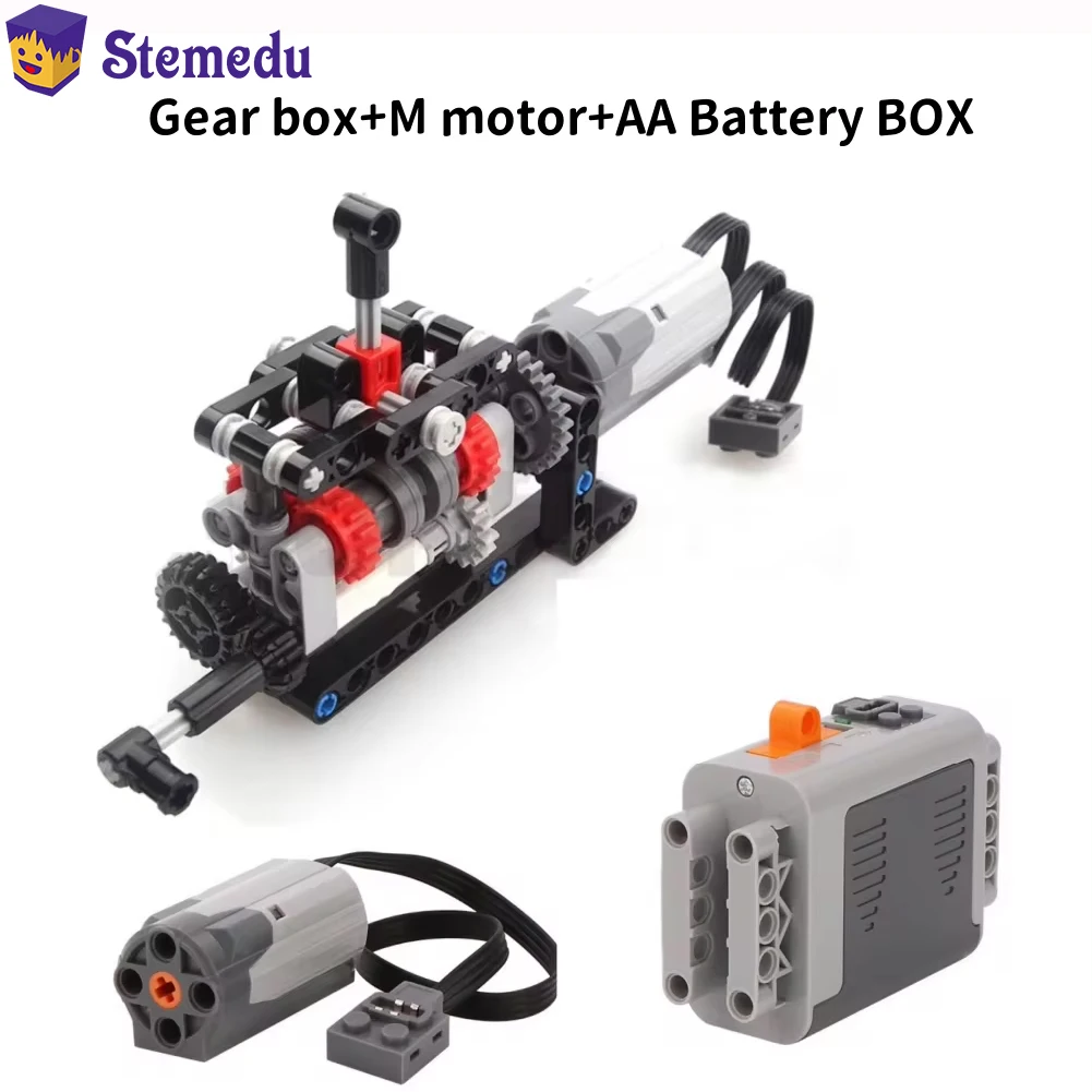 MOC High-tech 4 Speeds Gearbox - огляд і ціна Lego Set Technic