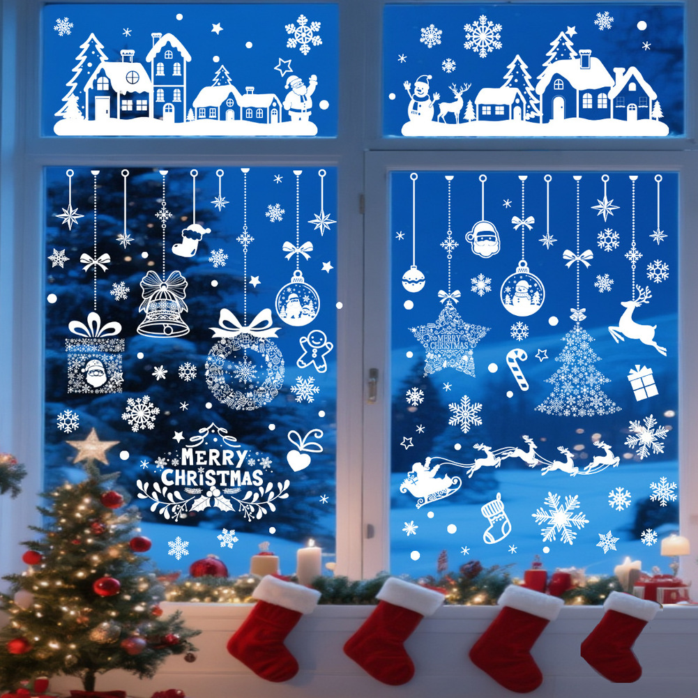 Large Christmas Window Decals  - огляд і ціна Snowflake Window Decal