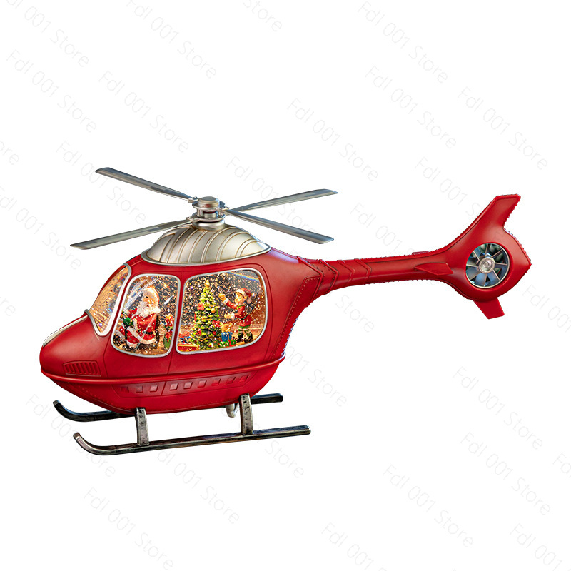 Christmas Helicopter Snow Glob - огляд і ціна Snow Globe Musical